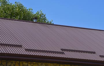 typical Much Hoole Town corrugated roof uses